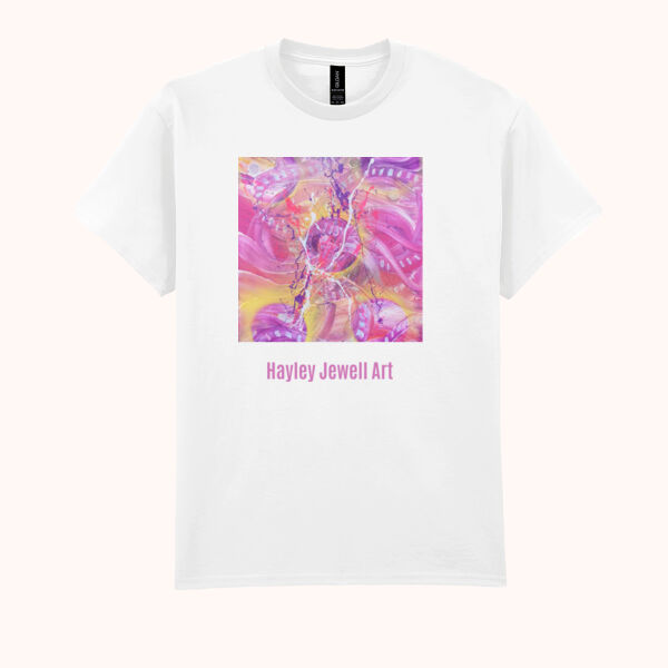 Women's Graphic Tee with Colourful Abstract Art  Thumbnail