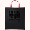 Varsity cotton shopper short handle Thumbnail