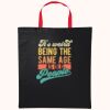 Varsity cotton shopper short handle Thumbnail