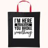 Varsity cotton shopper short handle Thumbnail