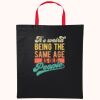 Varsity cotton shopper short handle Thumbnail
