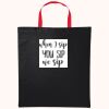 Varsity cotton shopper short handle Thumbnail