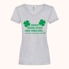 Women's valueweight v-neck T Thumbnail