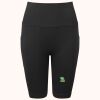 Women’s TriDri® ribbed seamless '3D Fit' cycle shorts Thumbnail