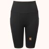 Women’s TriDri® ribbed seamless '3D Fit' cycle shorts Thumbnail