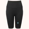 Women’s TriDri® ribbed seamless '3D Fit' cycle shorts Thumbnail