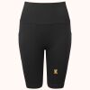 Women’s TriDri® ribbed seamless '3D Fit' cycle shorts Thumbnail